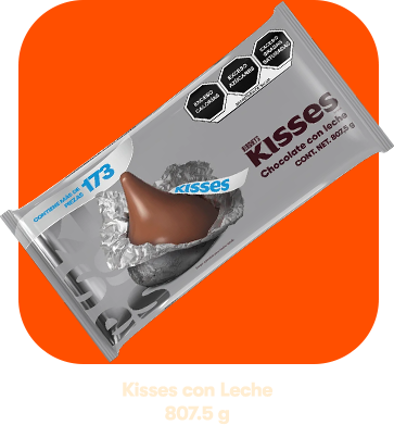 Kisses con Leche 807.5g